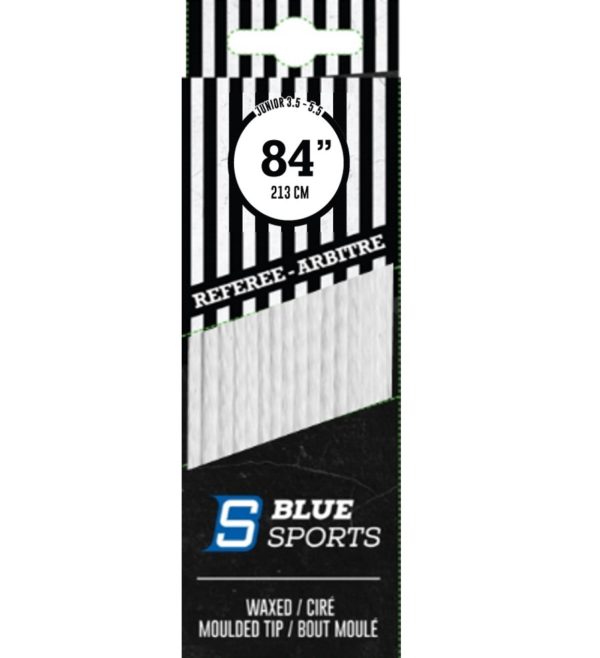 Шнурки судейские BlueSports Белые (096")