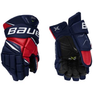 Перчатки Bauer Vapor 2X Pro (14") Темно-сине-красно-белые
