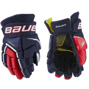 Перчатки Bauer Supreme 3S JR (10") Темно-сине-красно-белые