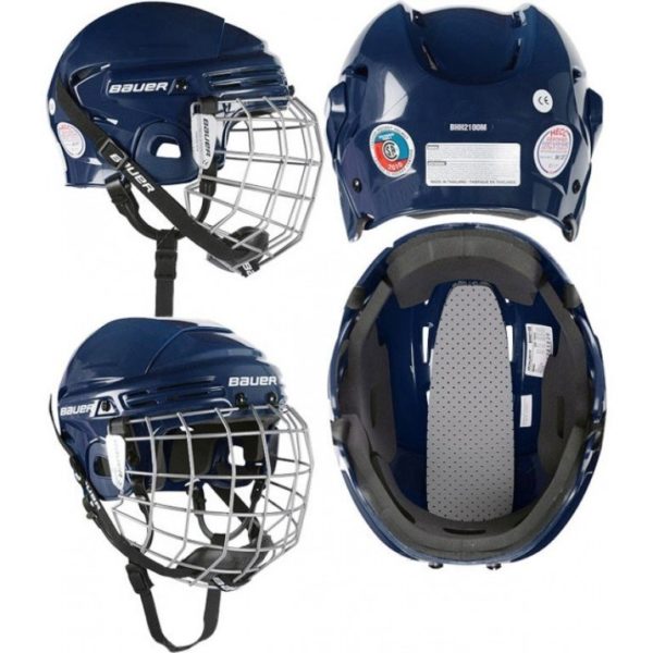 Шлем с маской Bauer 2100 Combo (L) Темно-синий