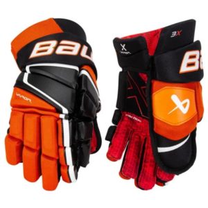 Перчатки Bauer Vapor 3X (14") Черно-оранжевые