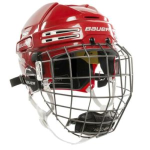 Шлем с маской Bauer Re-akt 75 (S) Красно-белый н/с