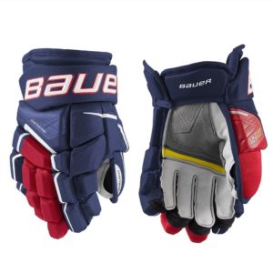 Перчатки Bauer Supreme UltraSonic JR (10") Темно-сине-красно-белые