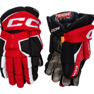 Перчатки CCM Tacks AS-V (13") Черно-красно-белые