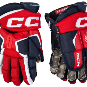 Перчатки CCM Tacks AS-V Pro JR (12") Темно-сине-красно-белые